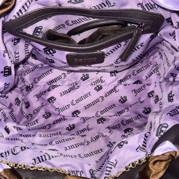 Juicy Couture Lavender and Chocolate Tote Set